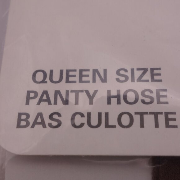 Vintage La Tosca Queen Size Reinforced Toe X LARGE 200-260 lbs. Taupe Panty Hose - Picture 12 of 16